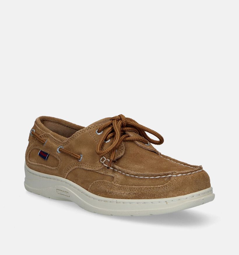 Sebago Dockside Scotty Cognac Bootschoenen voor heren (336842) - geschikt voor steunzolen