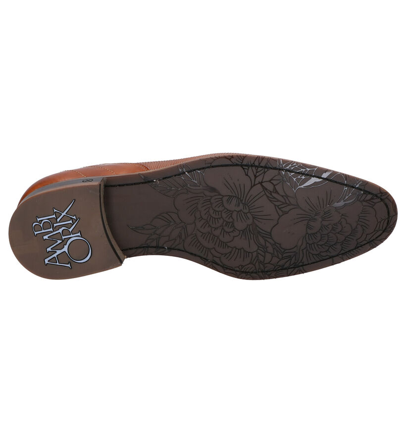 Donkerblauwe Geklede Schoenen Ambiorix Ermano in leer (274884)