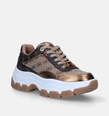 Guess Sneakers Zwart/Bruin