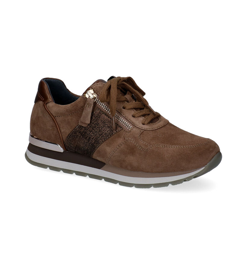 Gabor OptiFit Chaussures à lacets en Brun pour femmes (297237) - pour semelles orthopédiques