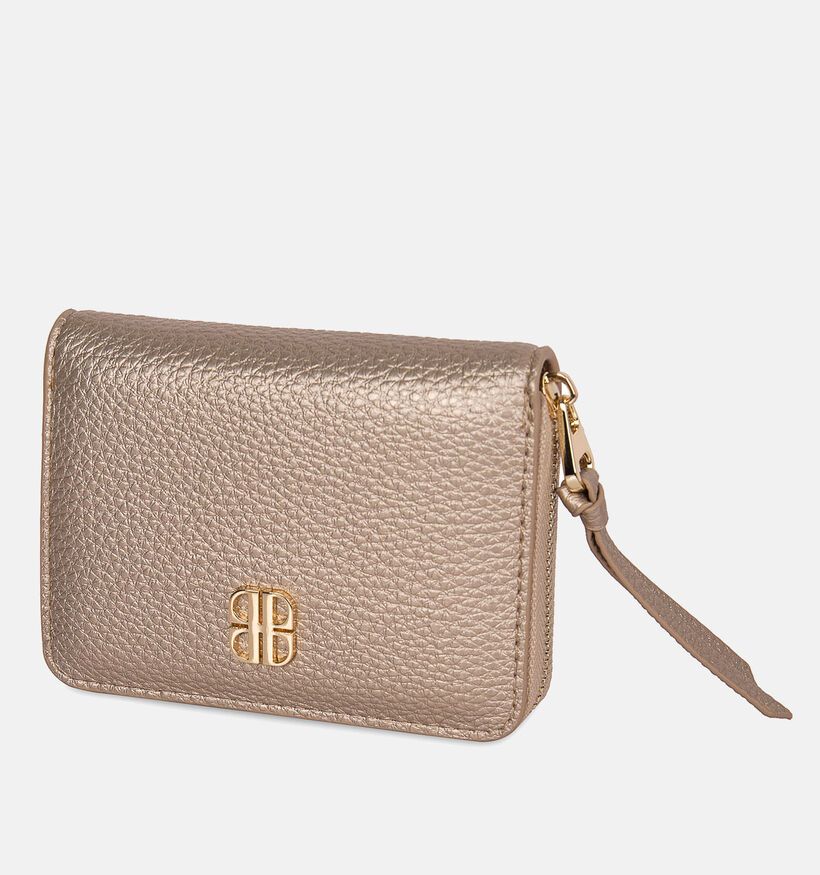 Laurent David Porte-monnaie zipp&eacute; en Or pour femmes (374053)