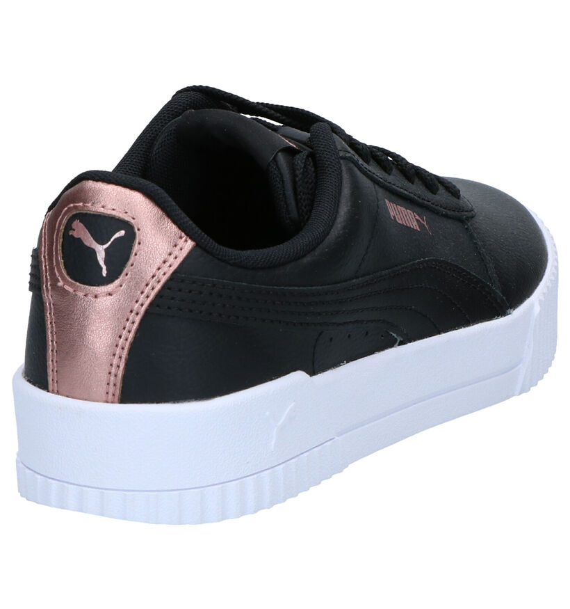 Puma Carina Zwarte Sneakers in kunstleer (265524)