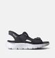 Skechers Slip-ins Go Walk Zwarte Sandalen voor heren (354589)