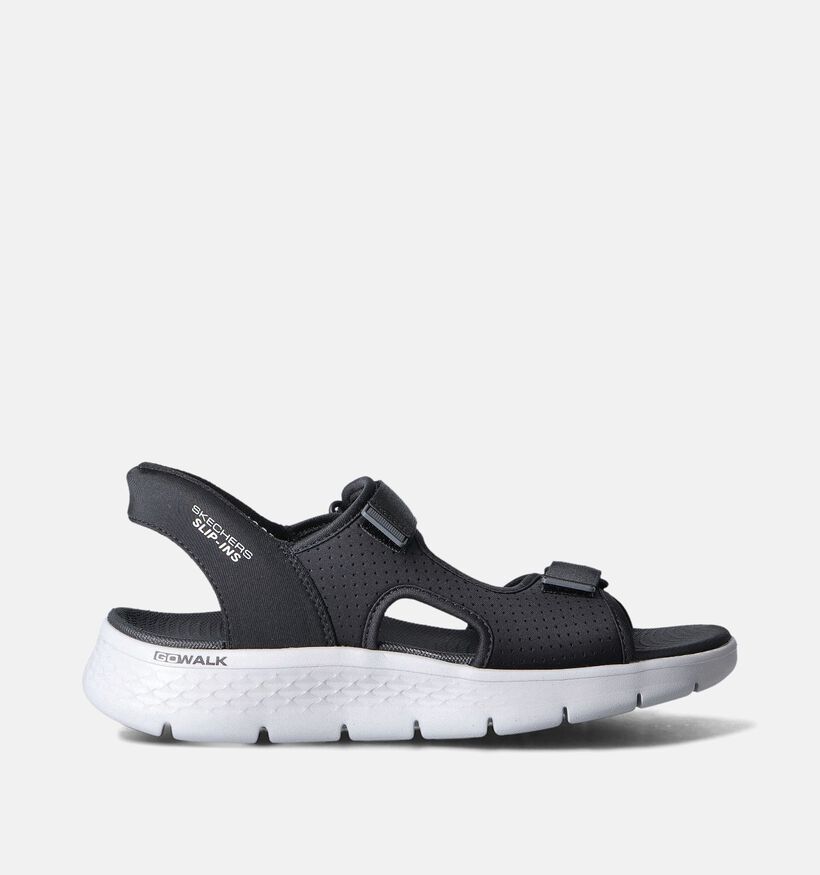 Skechers Slip-ins Go Walk Zwarte Sandalen voor heren (354589)