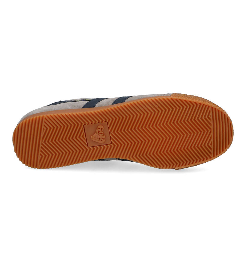 Gola Harrier Baskets en Bleu en daim (325099)