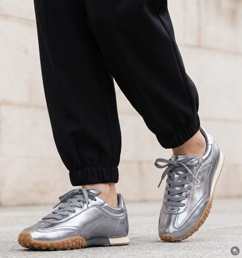 HOFF Bridge Metallics Zilveren Sneakers voor dames (387590)