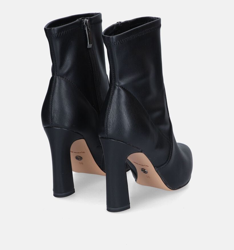 Tamaris Bottines à talons en Noir en simili cuir (316482)