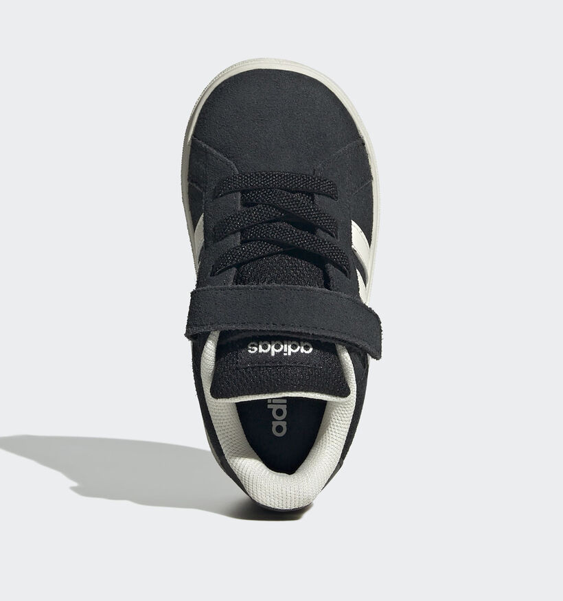 adidas Grand Court 00s Zwarte Sneakers voor jongens (365384) - geschikt voor steunzolen