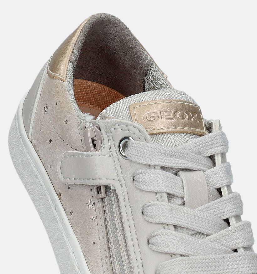 Geox Kilwi Beige Sneakers voor meisjes (335790) - geschikt voor steunzolen