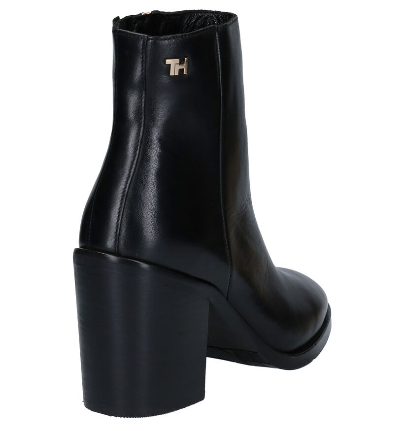 Tommy Hilfiger Bottillons en Noir en cuir (280003)