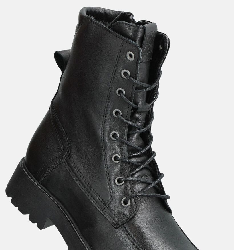 Laurent David Zwarte Veterboots voor dames (364490)