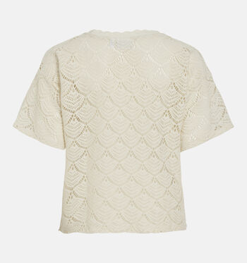 Vila T-shirts Beige