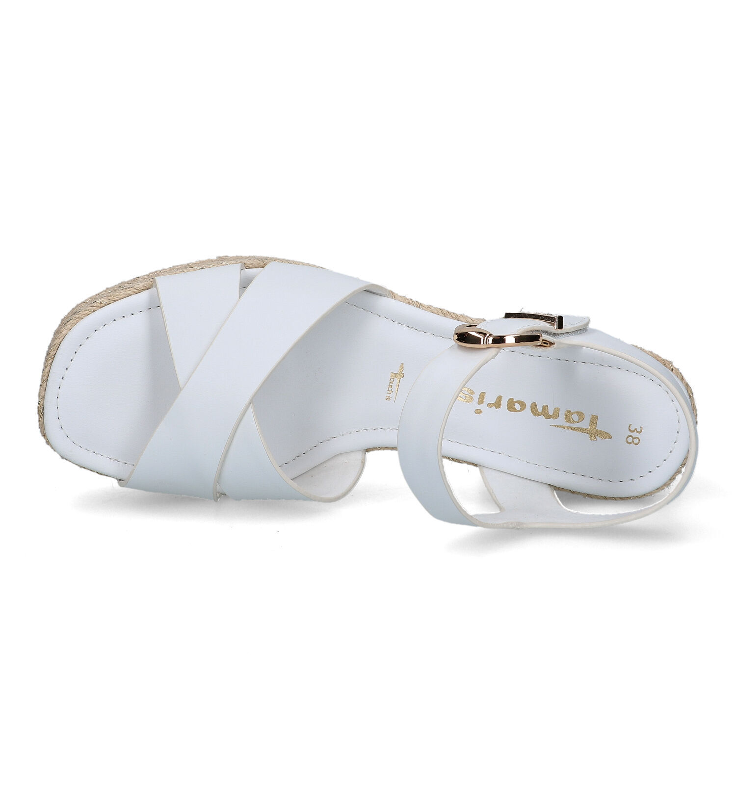 Tamaris Witte Sandalen Dames Sandalen Online op TORFS.BE