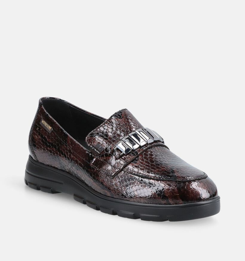 Mephisto Carlyne Chaussures plates en Bronze pour femmes (379088) - pour semelles orthop&eacute;diques