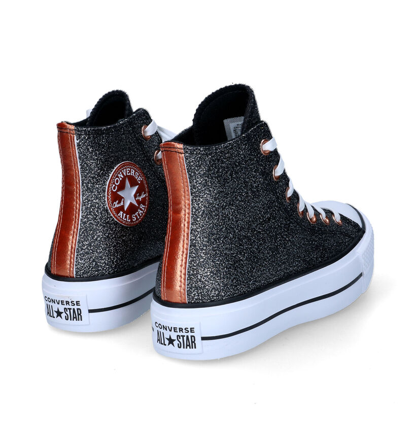 Converse CT All Star Lift Zwarte Sneakers in stof (317411)