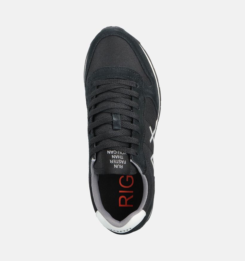 Sun68 TOM SOLID Chaussures plates en Noir pour hommes (361799) - pour semelles orthopédiques