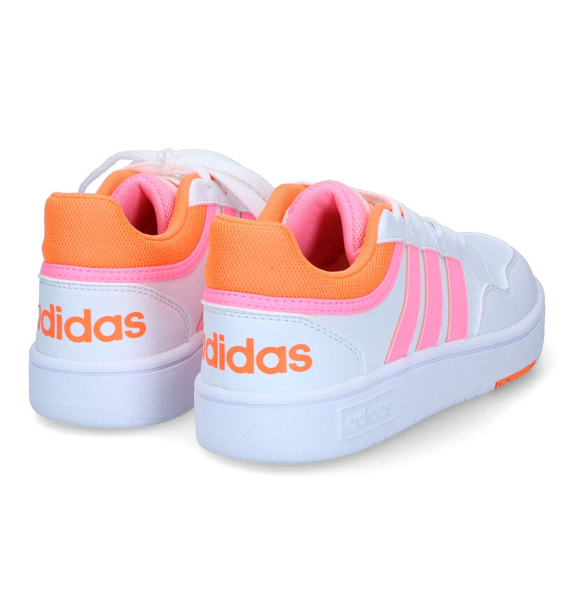 adidas Hoops 3.0 K Witte Sneakers voor meisjes (341635)