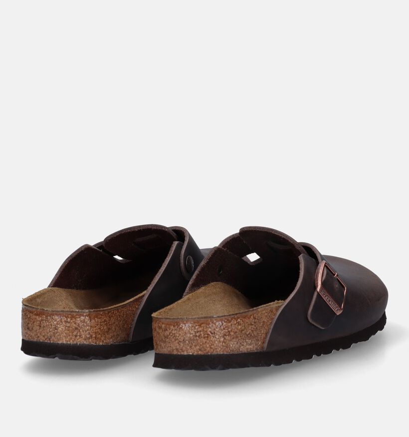 Birkenstock Boston Nu-pieds en Marron pour hommes (330624)