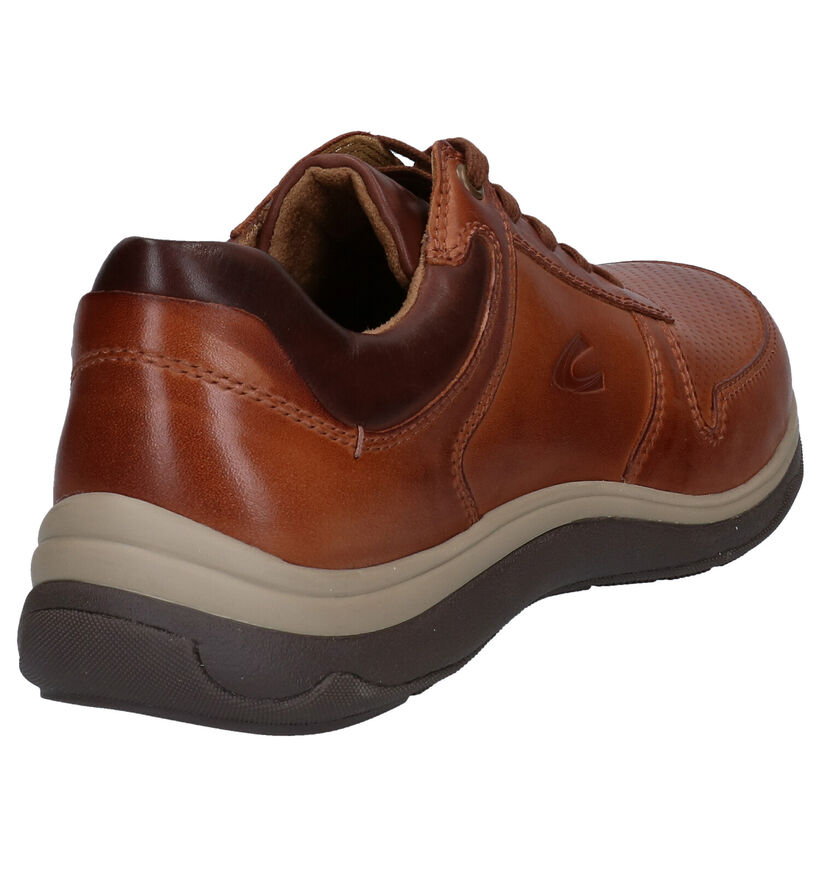 Camel Active Peak Chaussures à lacets en Cognac en cuir (291039)