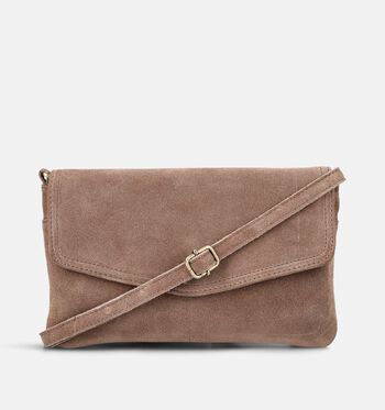 DSTRCT Sacs port&eacute; crois&eacute; Beige/Cognac/Vert
