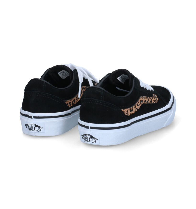 Vans Ward Zwarte Sneakers voor meisjes (343930)