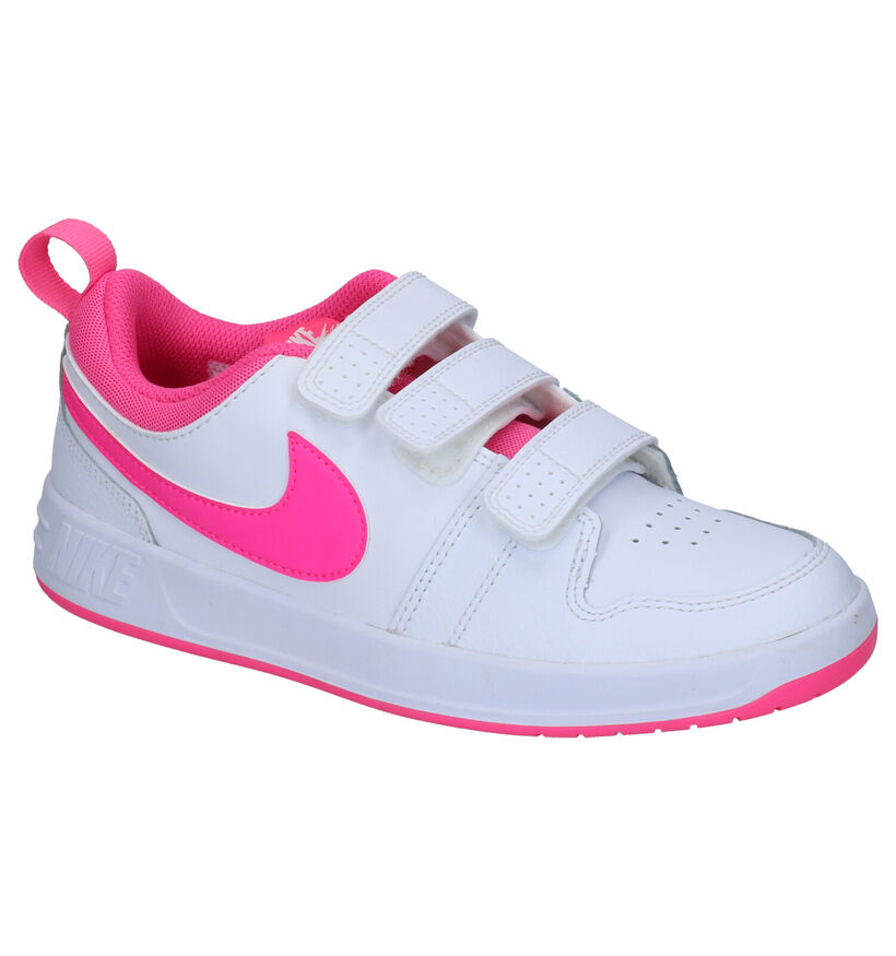 Nike Pico 5 Witte Sneakers in kunstleer (253958)