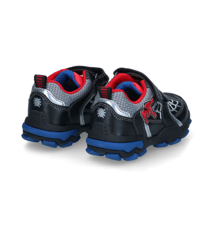 Geox Buller Zwarte Sneakers Marvel Spiderman voor jongens (317598) - geschikt voor steunzolen