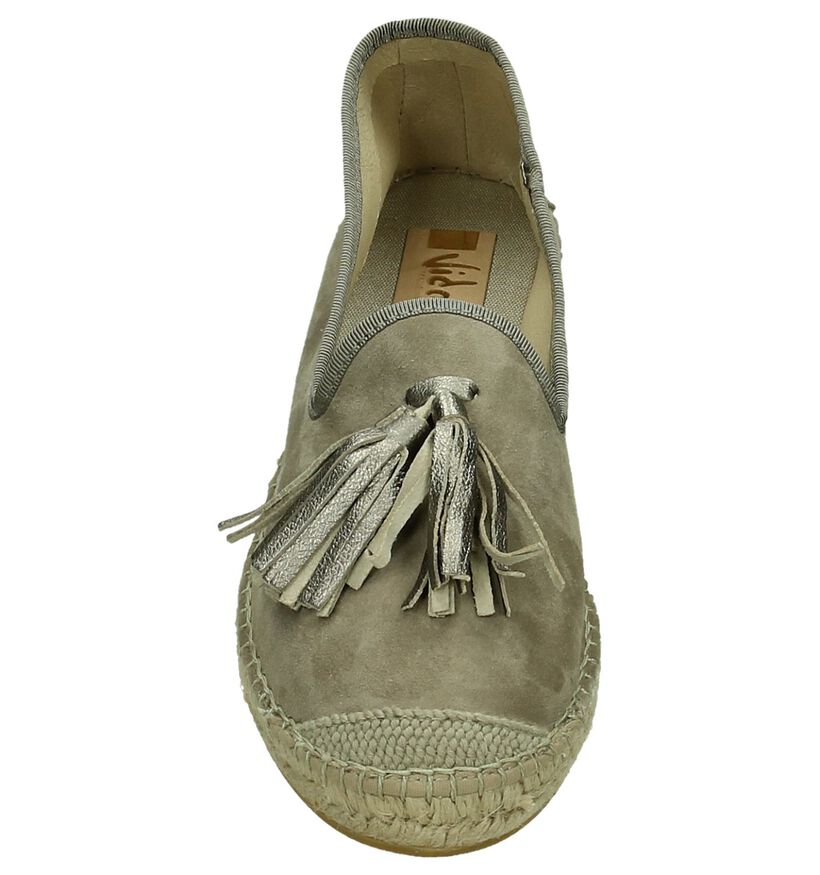 Vidorreta Espadrilles en Taupe en daim (194996)