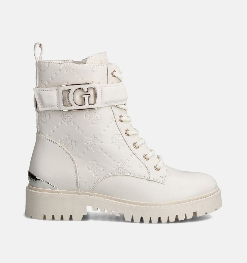 Guess Oranda Boots à lacets en Écru pour femmes (359540)