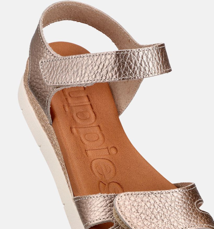 Hush Puppies Dartos Sandales compens&eacute;es en Or pour femmes (370578)