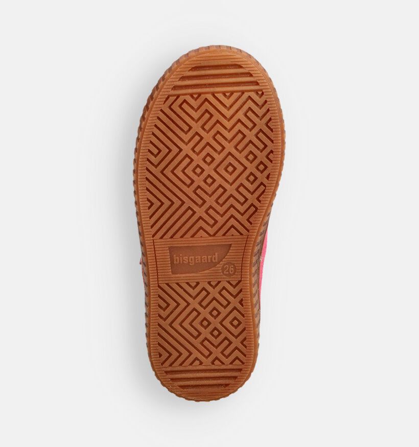 Bisgaard Roze/Oranje Hoge Schoenen voor jongens (364145) - geschikt voor steunzolen
