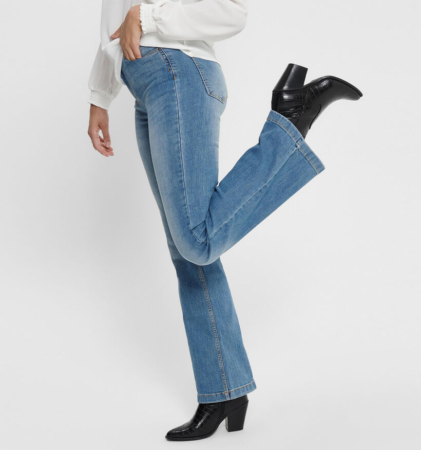 JDY Flora Blauwe High Waist Flared Jeans L32 voor dames (311806)