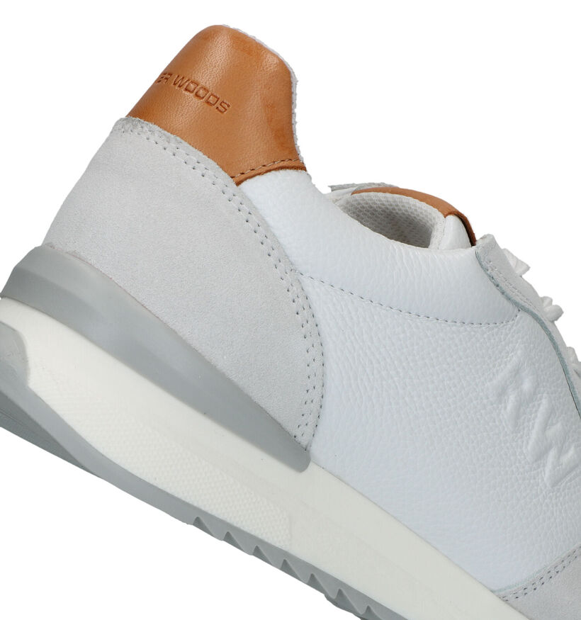 River Woods Lennox Witte Veterschoenen in leer (323066)