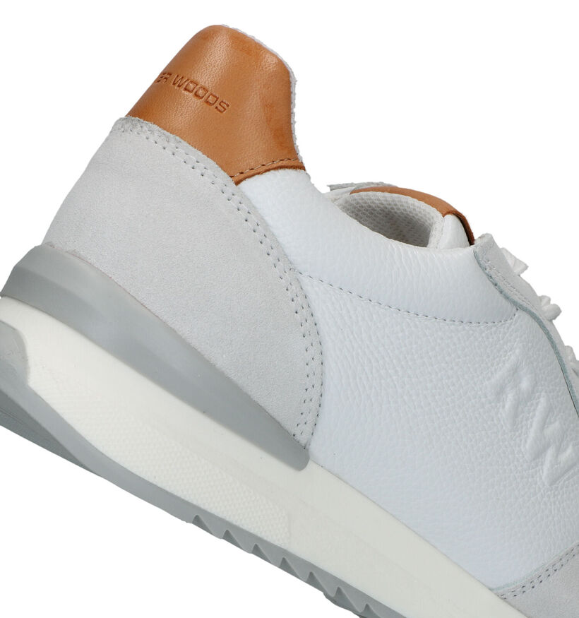 River Woods Lennox Chaussures à lacets en Blanc pour hommes (323066) - pour semelles orthopédiques