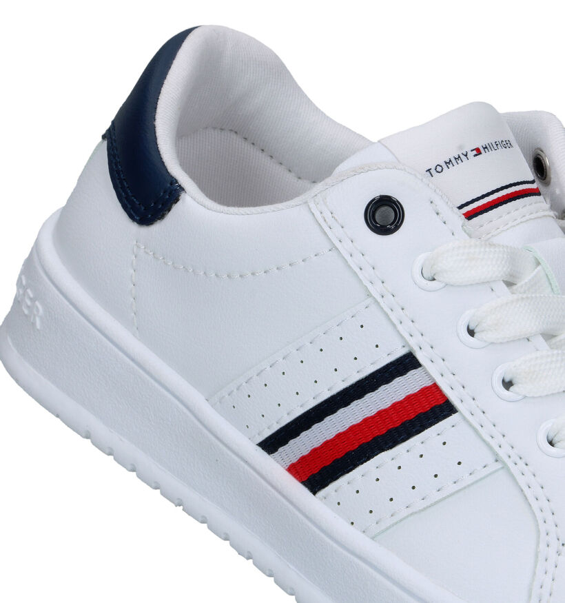 Tommy Hilfiger Witte Lage Schoenen voor jongens (321602)