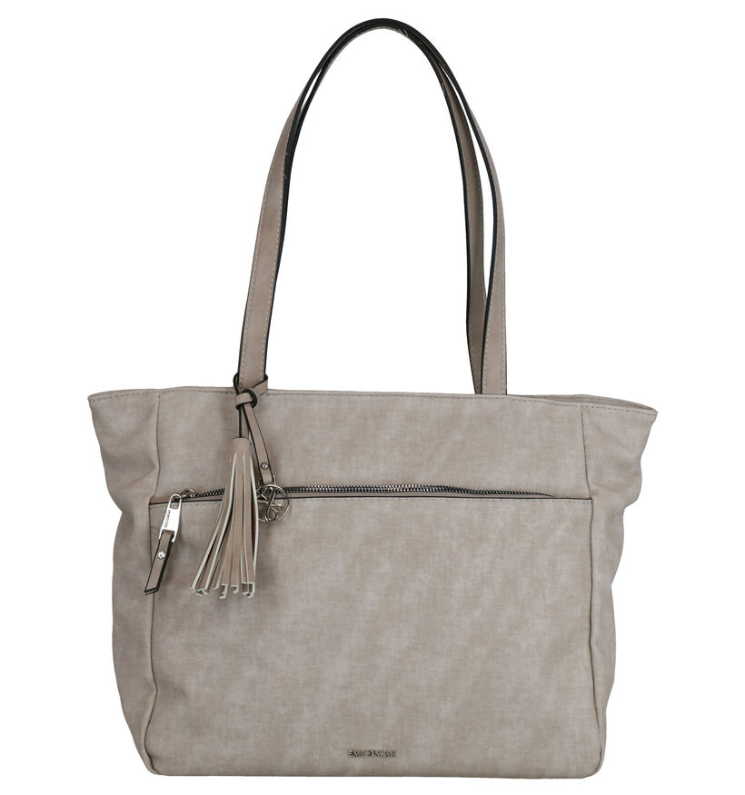 Emily & Noah Beige Schoudertas in kunstleer (275974)