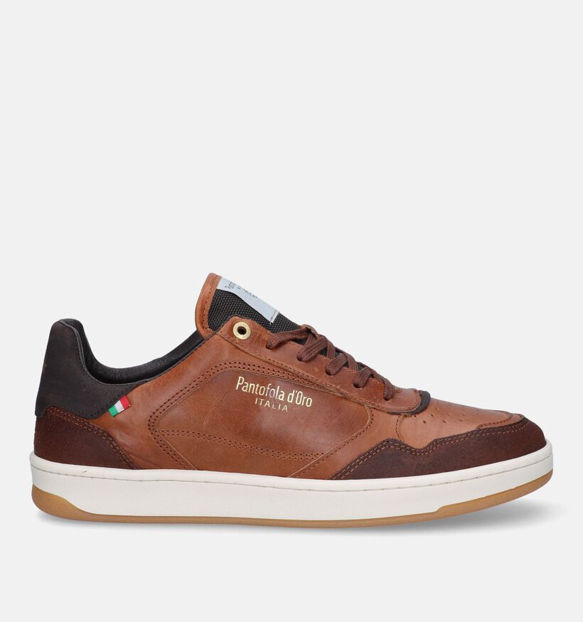 Pantofola d'Oro Vivaro Uomo Cognac Veterschoenen voor heren (329975) - geschikt voor steunzolen