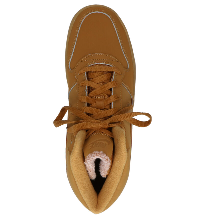 Nike Ebernon Mid Cognac Sneakers in kunstleer (253976)