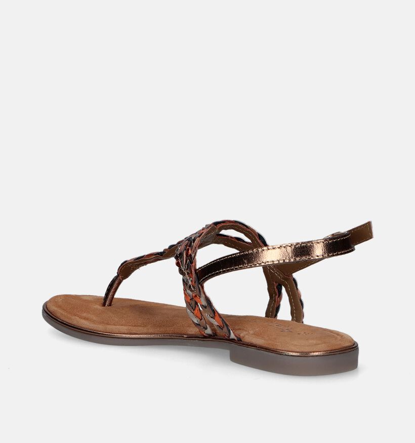 Tamaris Sandales plates en Or pour femmes (341328)