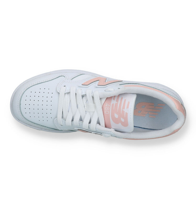 New Balance BB 480 Baskets en Blanc pour femmes (334616) - pour semelles orthopédiques