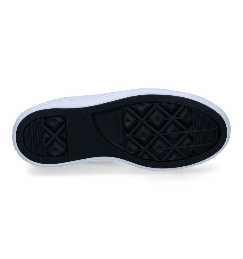 Converse Chuck Taylor AS Move Platform Baskets en Noir en textile (325497)