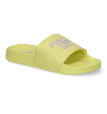 Badslippers geel