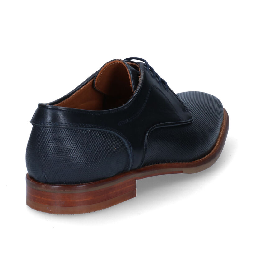 Via Borgo Chaussures classiques en Bleu foncé pour hommes (310403)