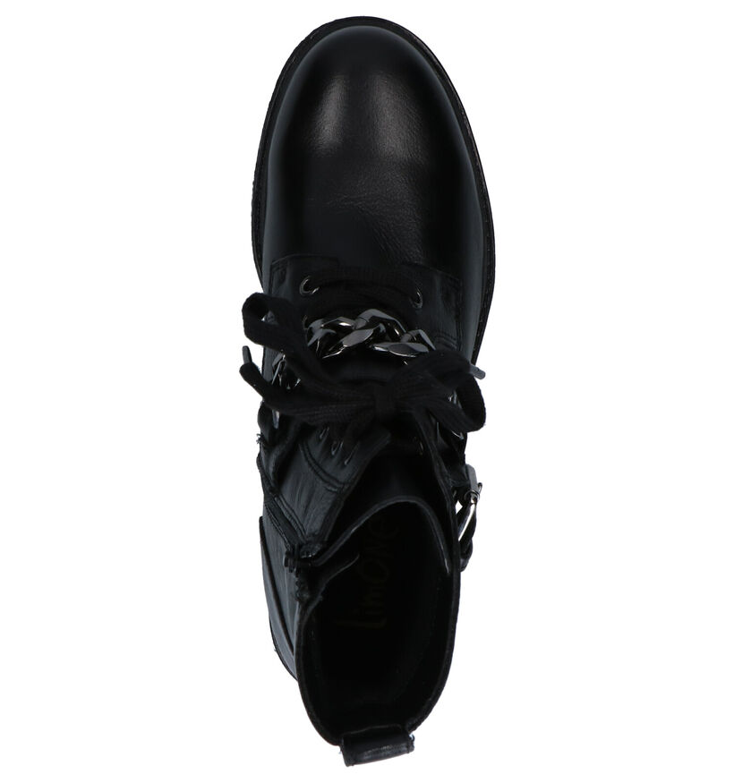 Via Limone Zwarte Boots in leer (258780)