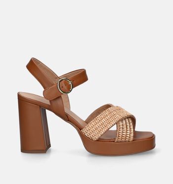 Sandalen cognac