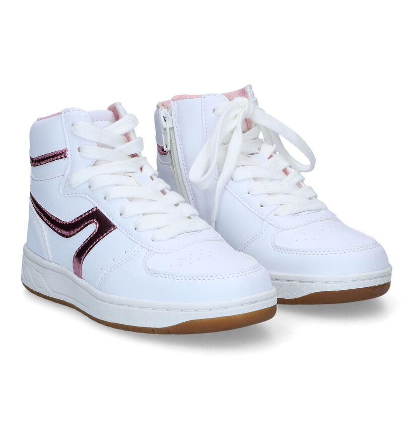 CEMI Witte Hoge sneakers voor jongens, meisjes (330919)