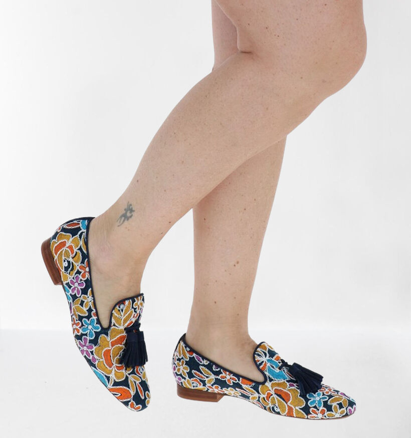 Pedro Miralles Meerkleurige Loafers in stof (289512)