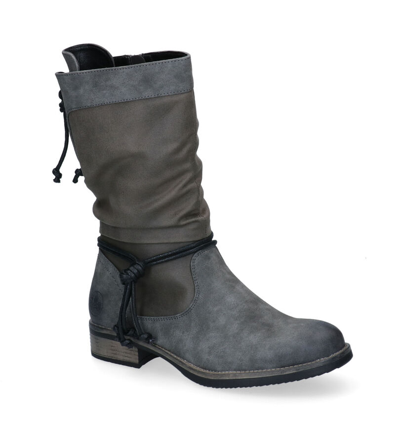 Rieker Y7461 korte laarzen voor dames, groen, 40 EU