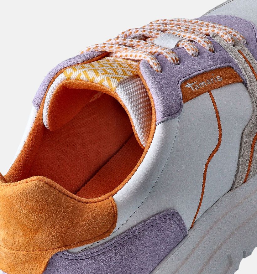 Tamaris Baskets casual en Blanc pour femmes (351569) - pour semelles orthopédiques