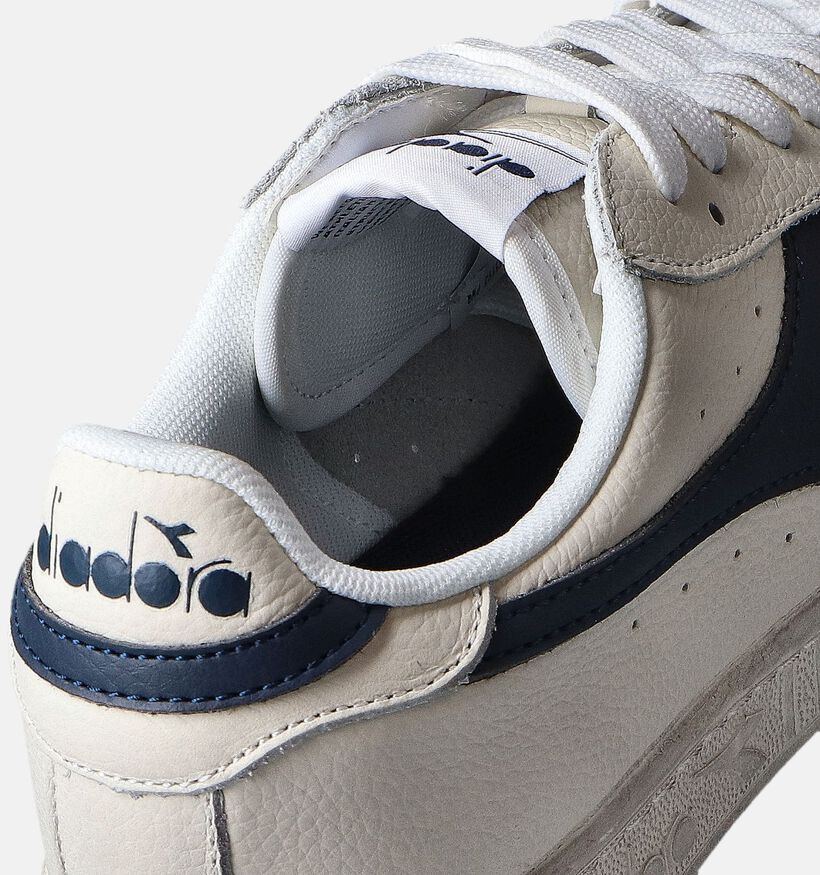 Diadora Game I Low Waxed Witte Sneakers voor heren (350805)